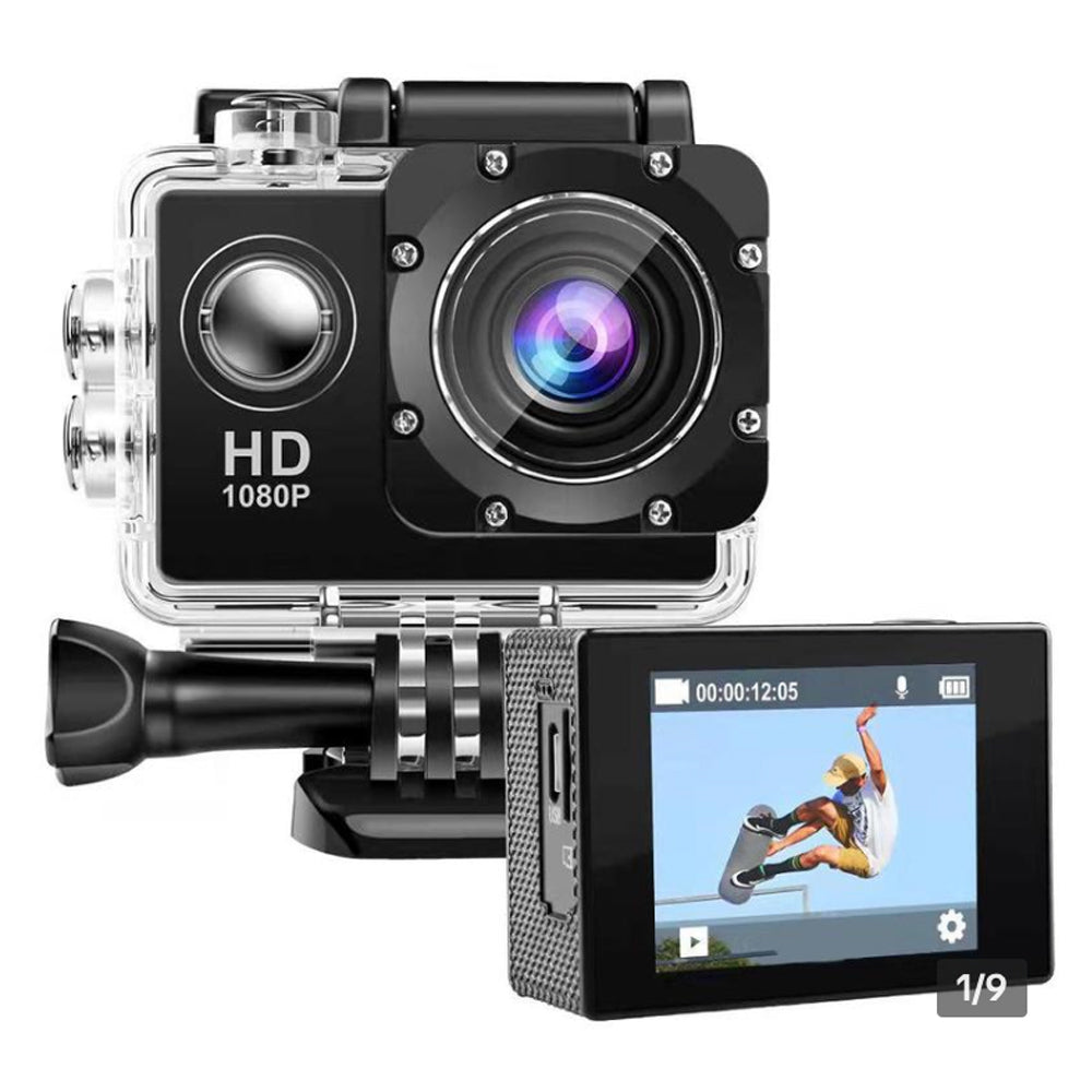 1080P Waterproof Action Camera, Underwater Waterproof Action Camera