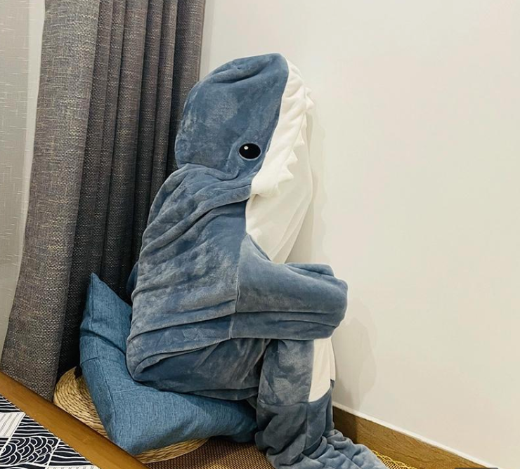 Viral Shark Wearable Blanket